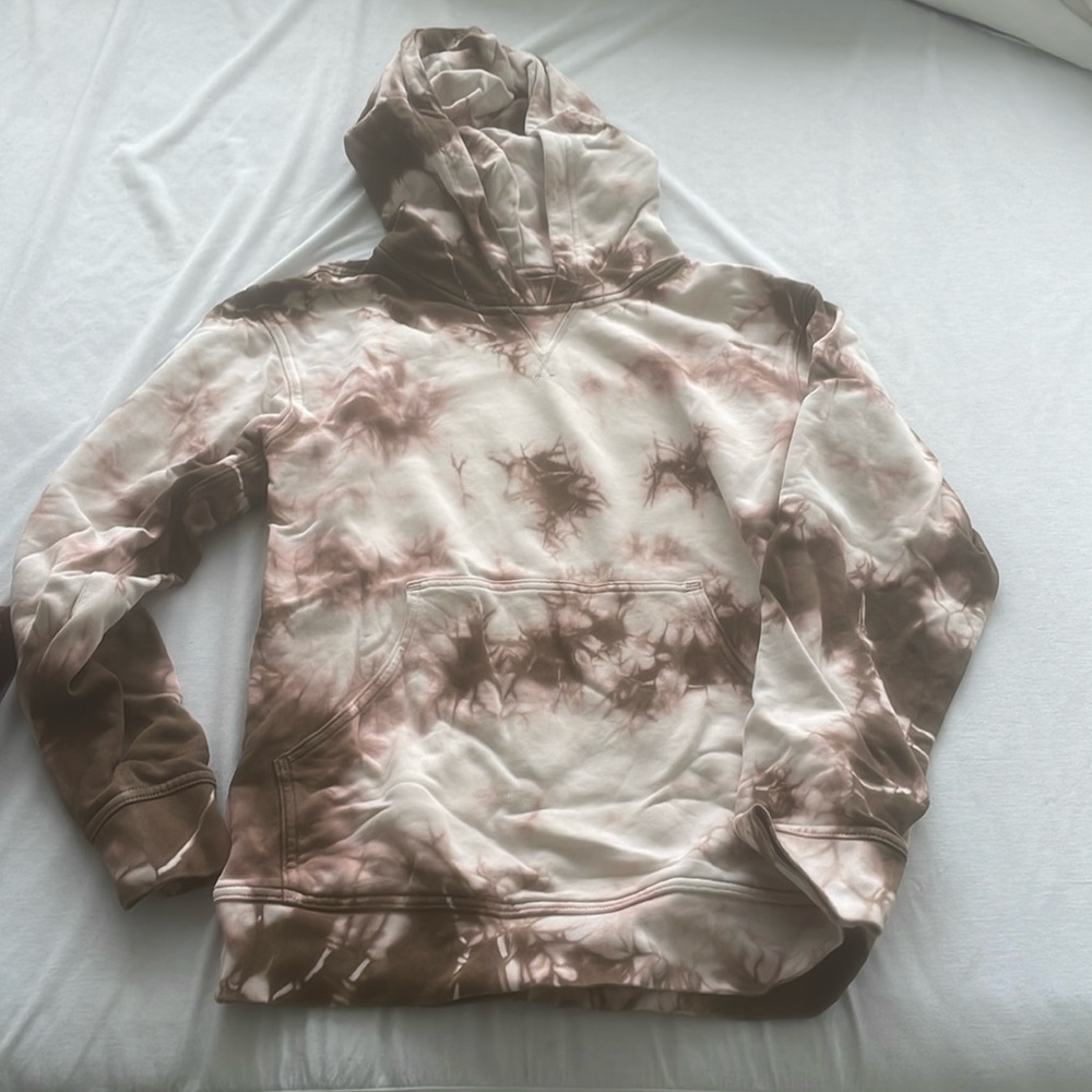 LuluLemon hoodie pink and maroon